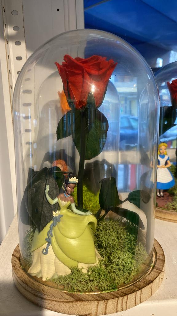 Rosa eterna princesa Tiana